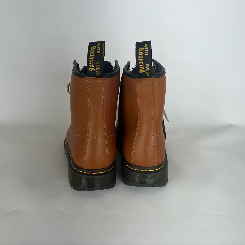 Dr. Doc Martens Men's 1460 Leather Lace Up Boots Brown Crazy Horse New NWT - Picture 2 of 9